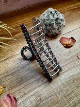 New Style - Turquoise/ faux pearl mix Hair Clips