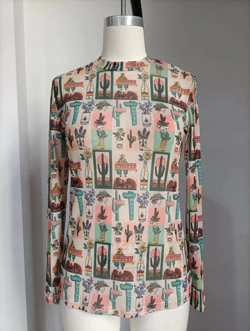 Vintage Western Mesh Shirts