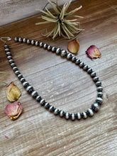 20 1/2 inch graduated 10 to 14 mm Sterling Silver Pearls necklace