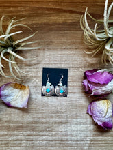 Eagle Bird Dangle Earrings with Kingman Turquoise