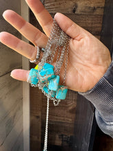 16 inch long necklace and turquoise Variscite