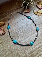 15-Inch Turquoise Necklace with 4mm & 5mm Beads