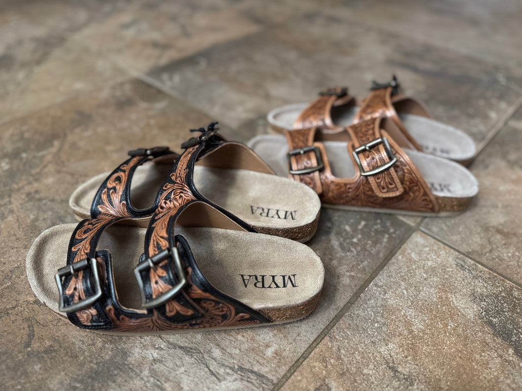 Falling Feather Sandals