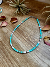 Turquoise Variscite & Pink Conch Choker – Exclusive Bijoux FAB Design