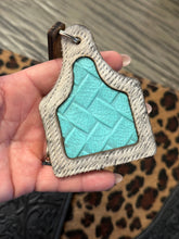 Handmade Ear tag Keychain