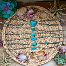 Sterling Silver & Turquoise Choker – 13” + Extender – Handmade In-House by The Bijoux FAB