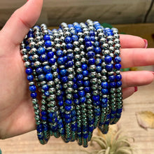 Lapis & Sterling Silver Saucer Necklace – 16” + Extender – 6 mm Lapis
