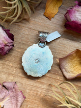 Spiny Oyster & Emerald Rose Sterling Silver Pendant