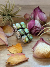 Palomino Turquoise Sterling Silver Adjustable Ring – 6 Stones – Stamped BJA (Boyd Ashley)