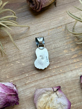 Sterling Silver Kingman Turquoise Cowboy Boot Pendant – Handmade by Artist Shay Pfeiffer