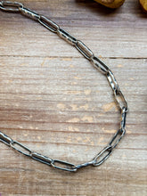 Sterling Silver Medicine Man Eye Paperclip Chain – 22” – Artist Jason Ogg