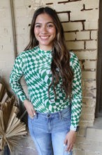 School Spirit Wavy Mesh Top