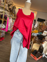 High rise Flare with raw edge hem