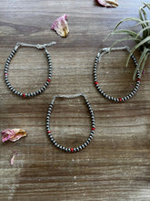 Little bit of spiny with Sterling Silver Pearls bracelet